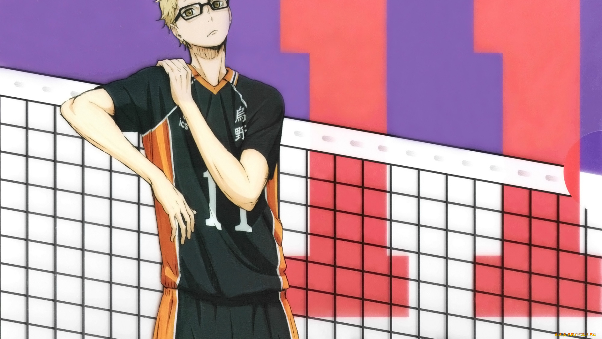 аниме, haikyuu, tsukishima, kei