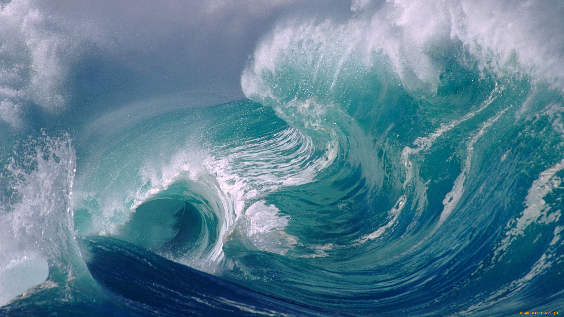 природа, вода, мощь, сила, стихия, океан, море, волна