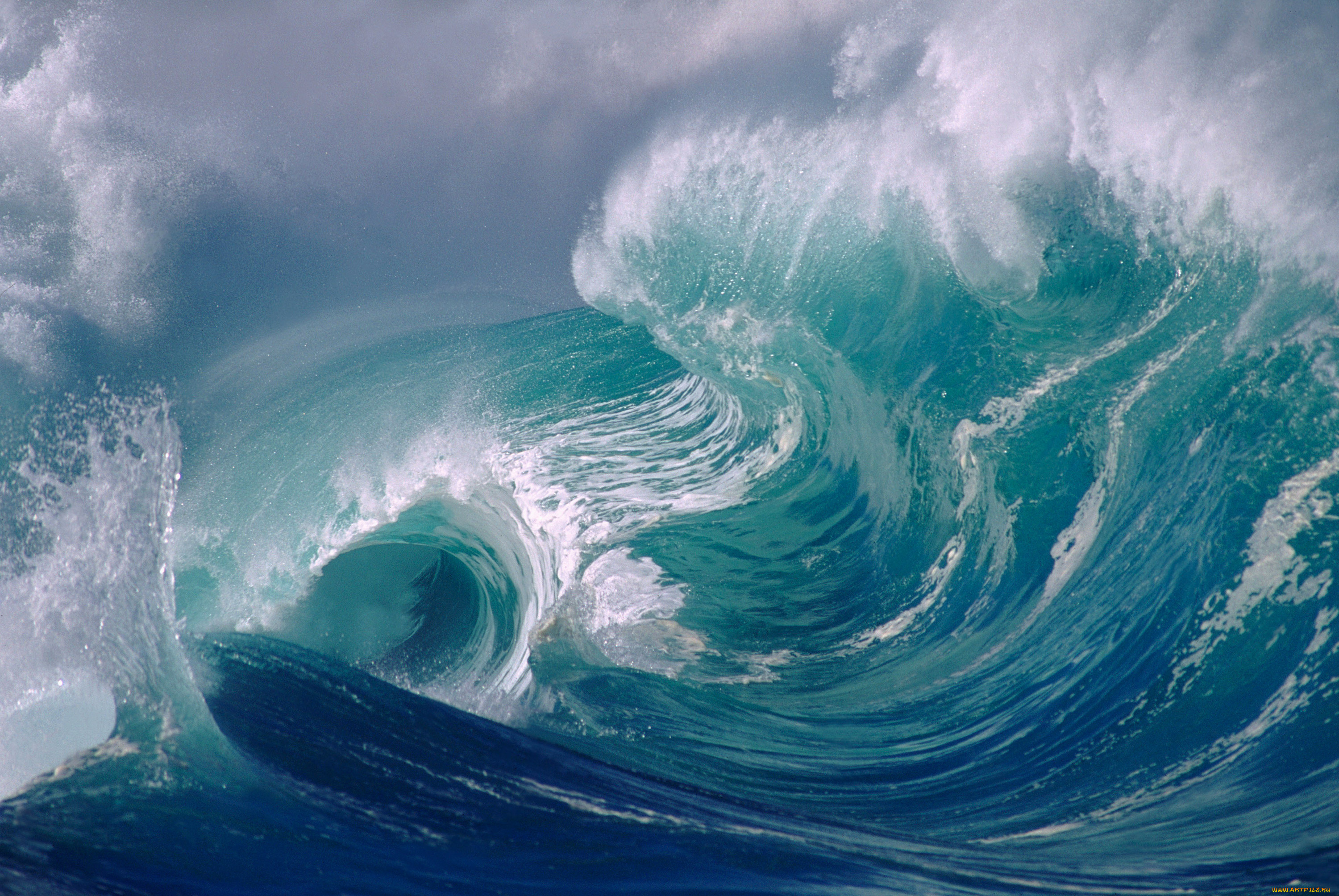 природа, вода, мощь, сила, стихия, океан, море, волна