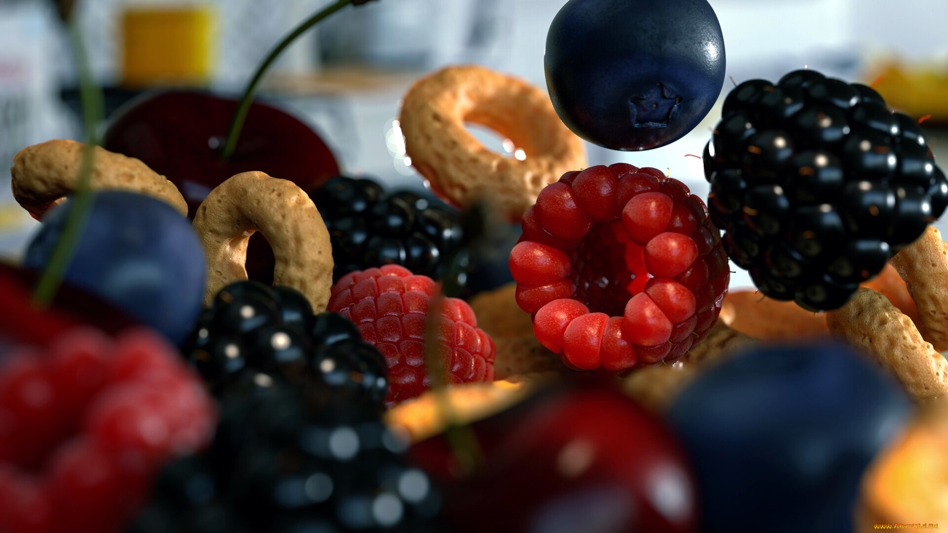 еда, фрукты, , ягоды, малина, ежевика