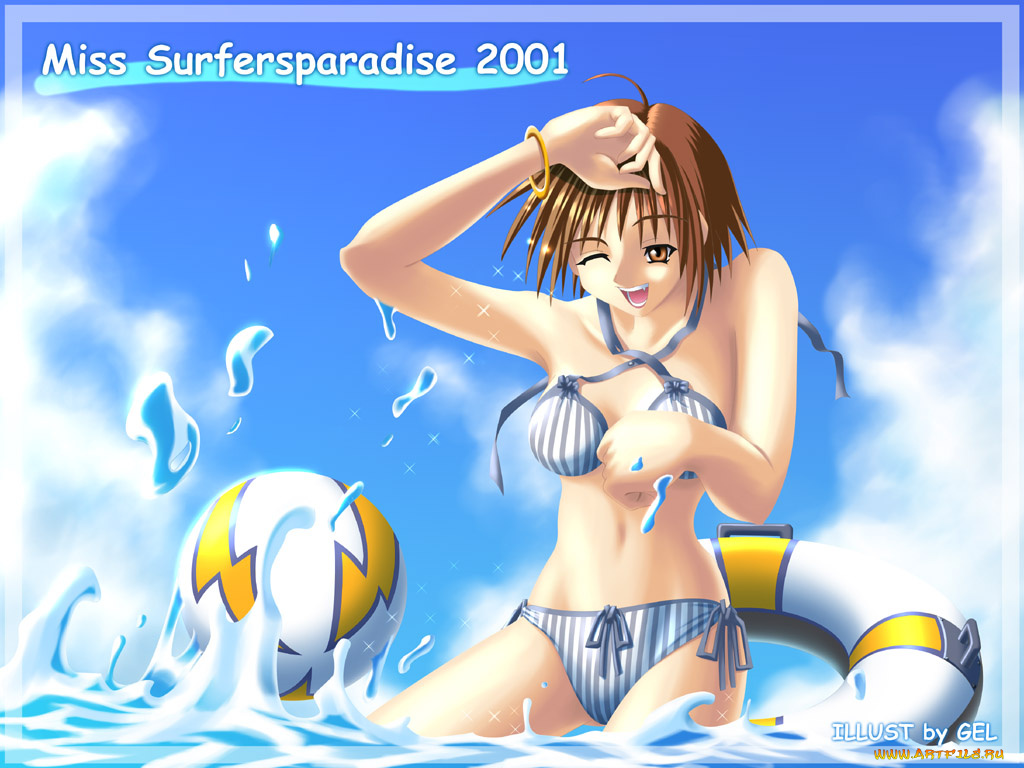 аниме, miss, surfersparadise