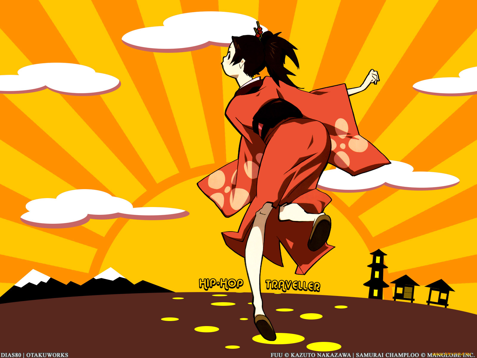 аниме, samurai, champloo