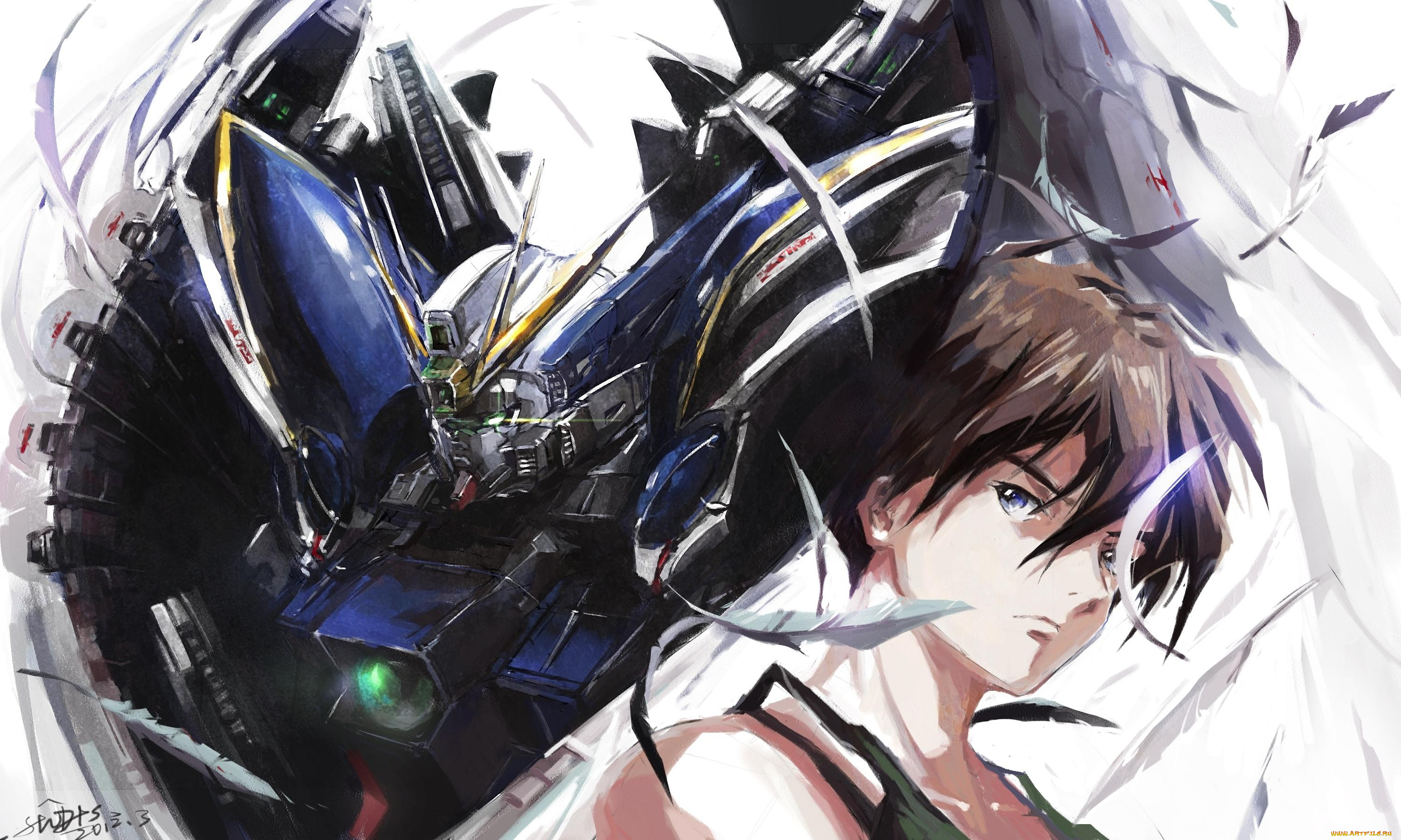 heero, yuy, аниме, gundam, seed, wing