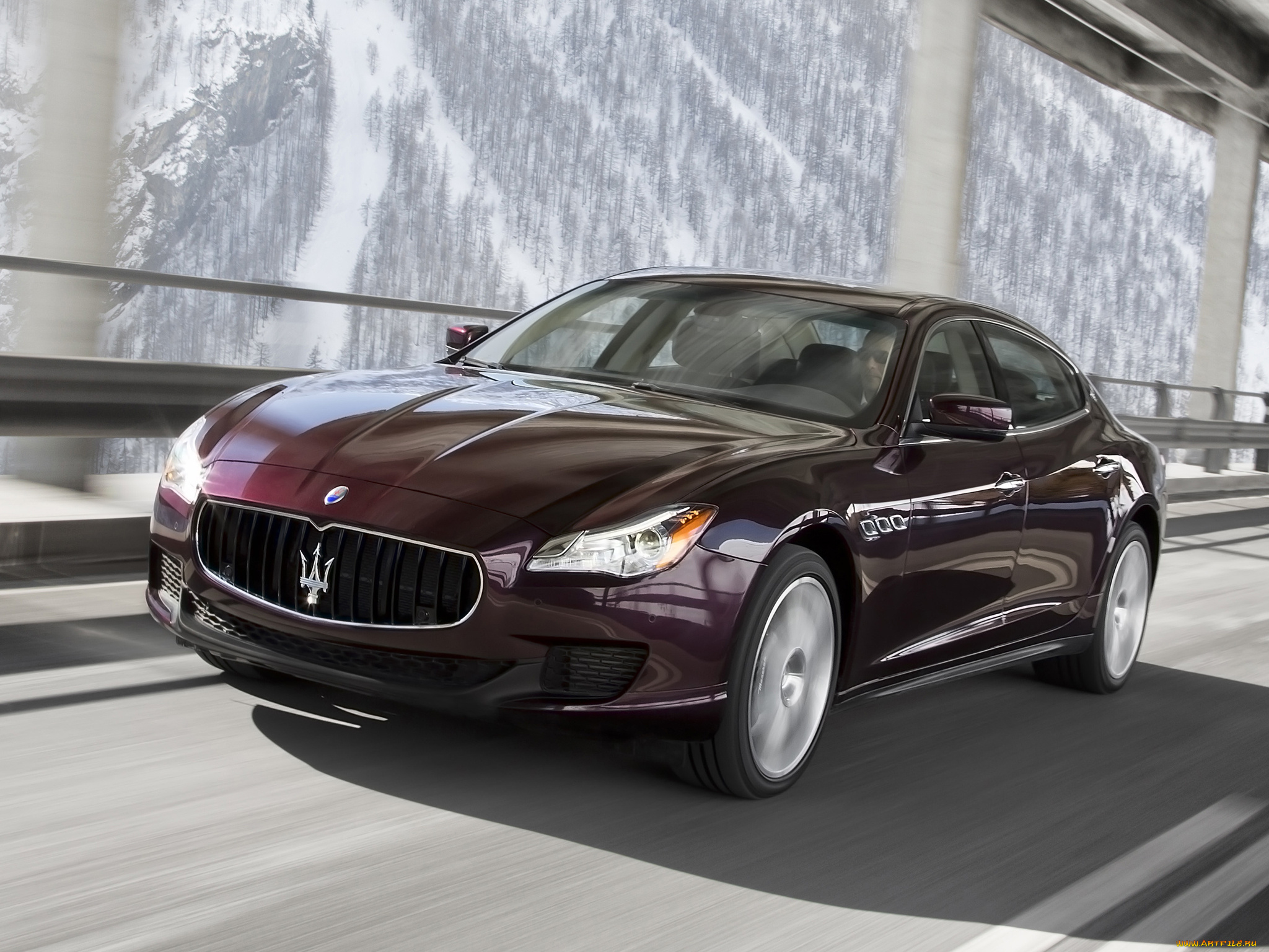 автомобили, maserati, скорость, машина, q4, quattroporte