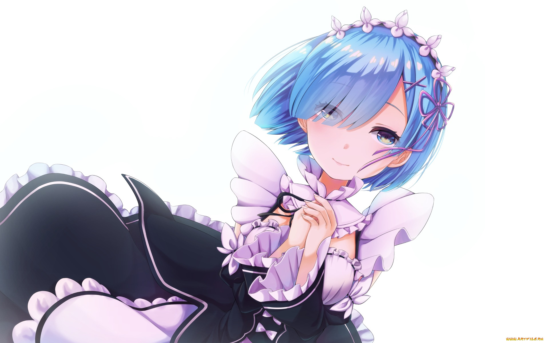 аниме, re, , zero, kara, hajimeru, isekai, seikatsu, девушка, взгляд, фон