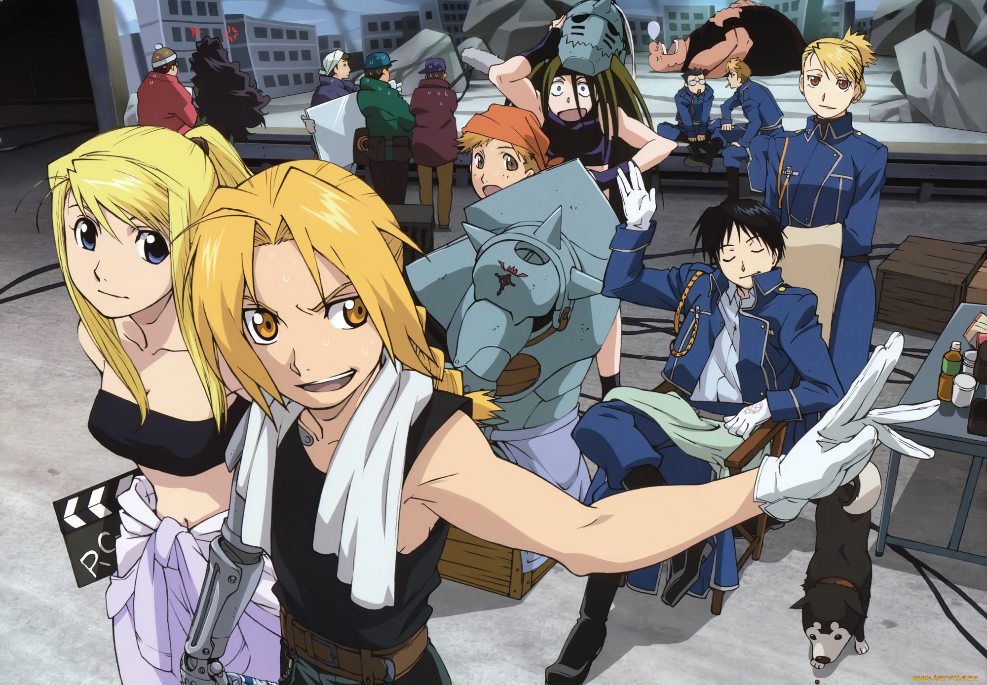 аниме, fullmetal, alchemist, стальной, алхиик