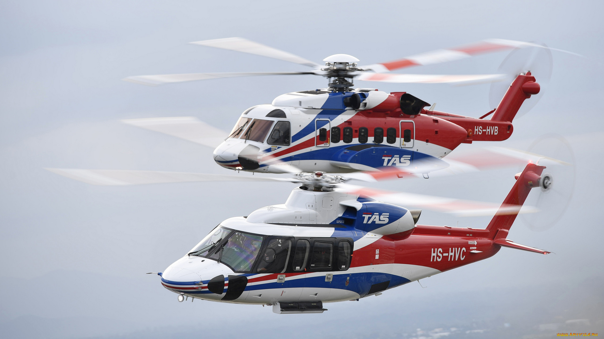 авиация, вертолёты, вертушка, tas, sikorsky, s76d, s92, thailand, air, services