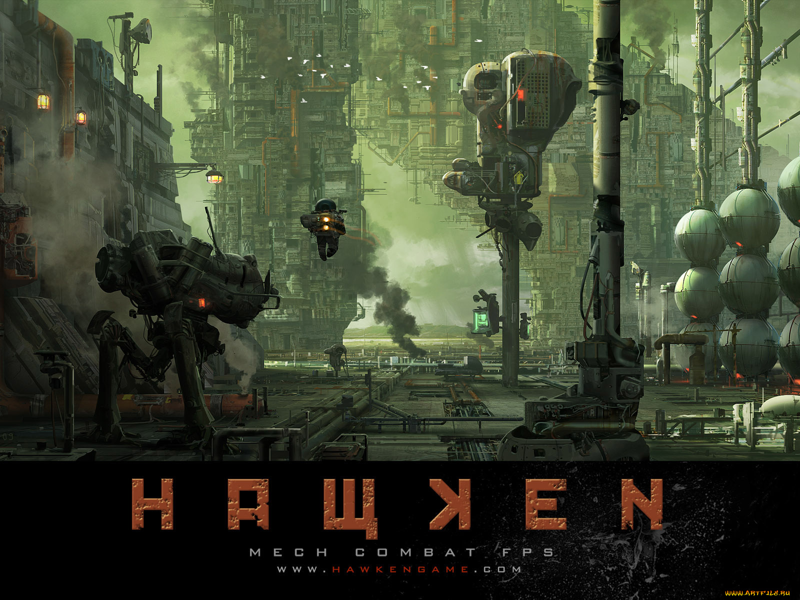 hawken, видео, игры