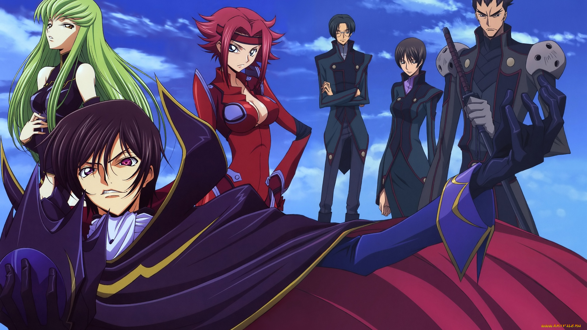 аниме, code, geass