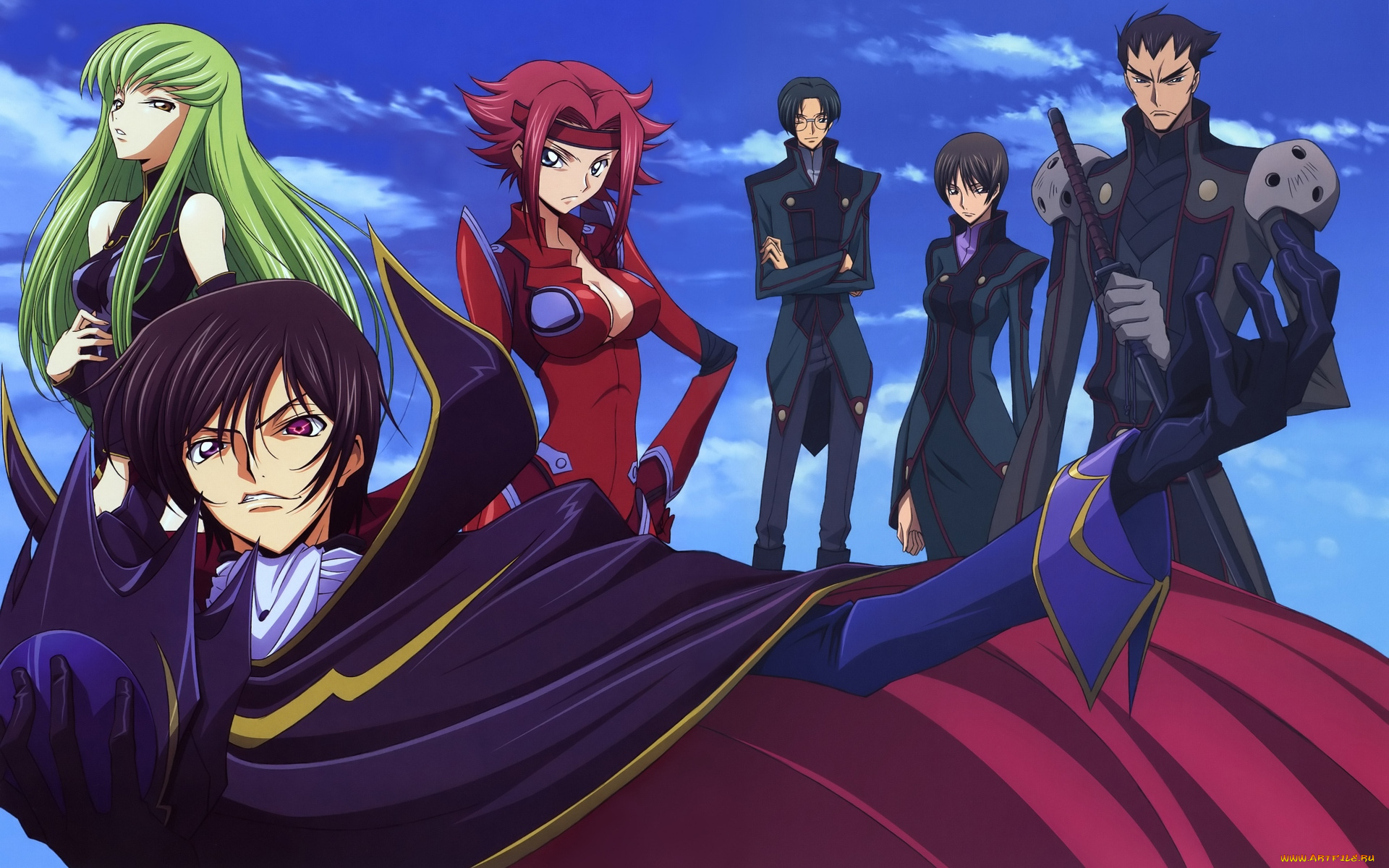 аниме, code, geass