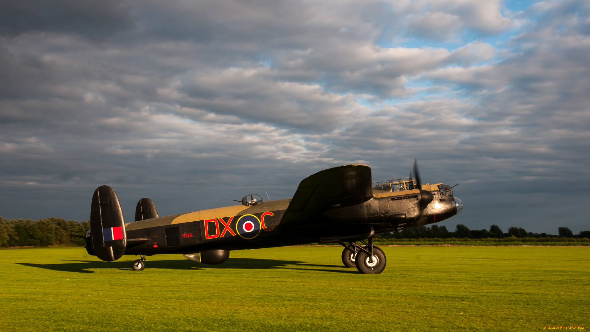 lancaster, bomber, 