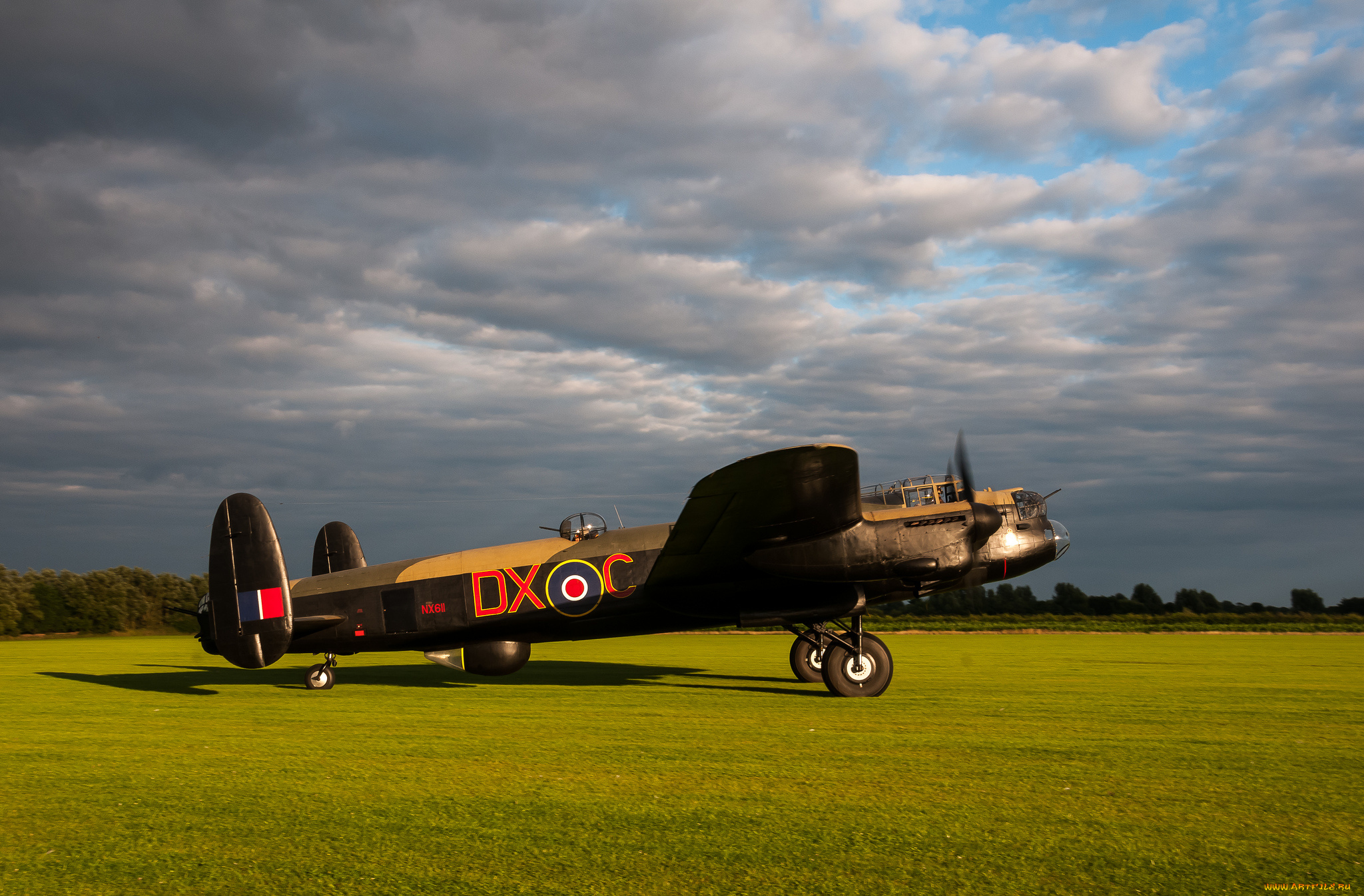 lancaster, bomber, 