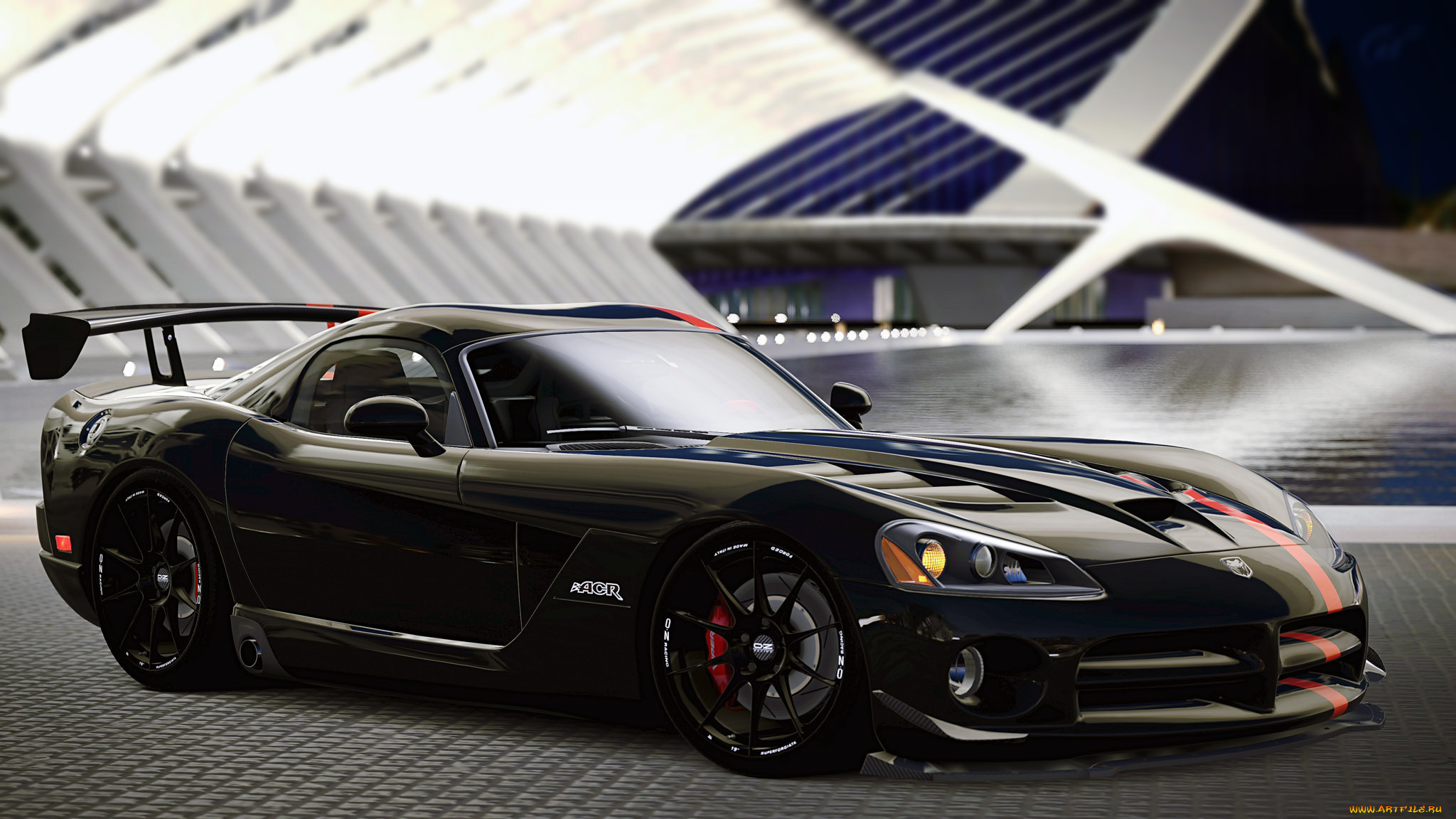 dodge, viper, acr, автомобили, 3д, спорткар