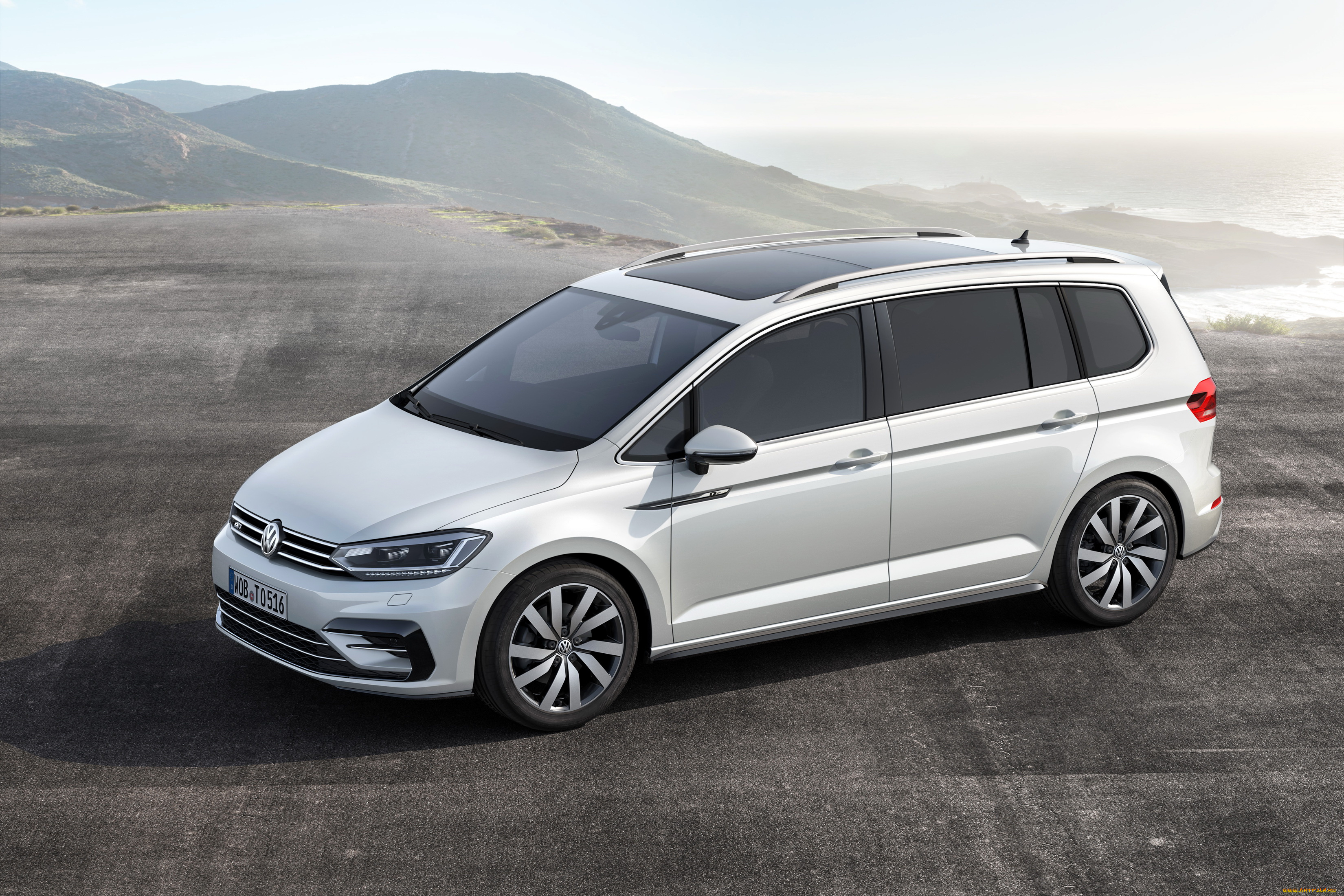 2015, volkswagen, touran, r-line, автомобили, volkswagen, touran, белый, металлик