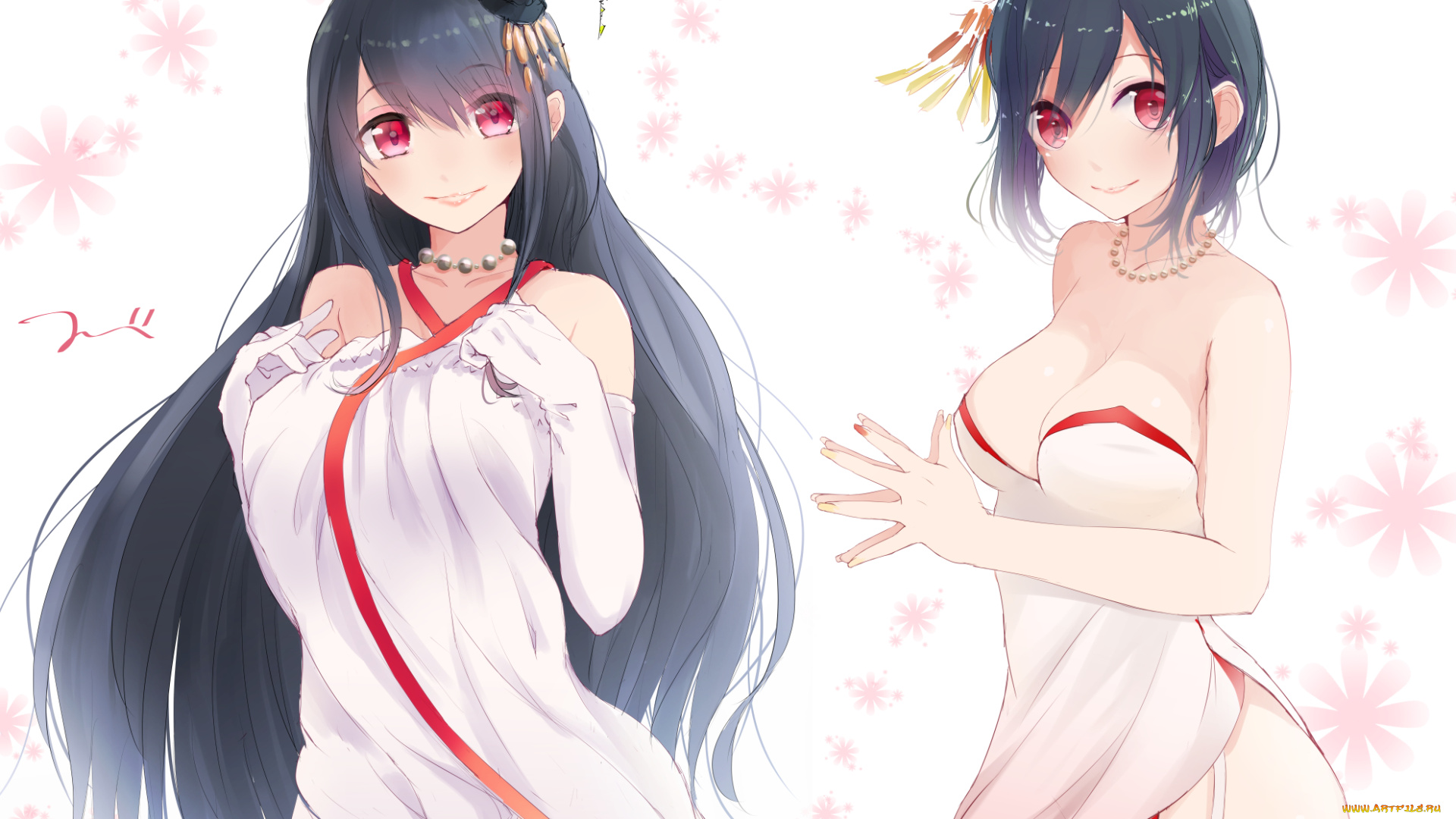 аниме, kantai, collection, tbd11, kancolle, yamashiro, fusou, kantai, collection