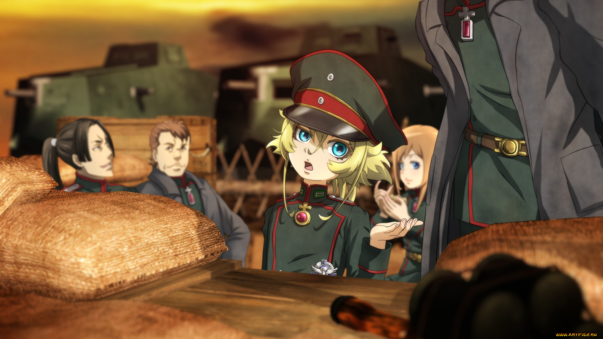 аниме, youjo, senki, tanya, degurechaff