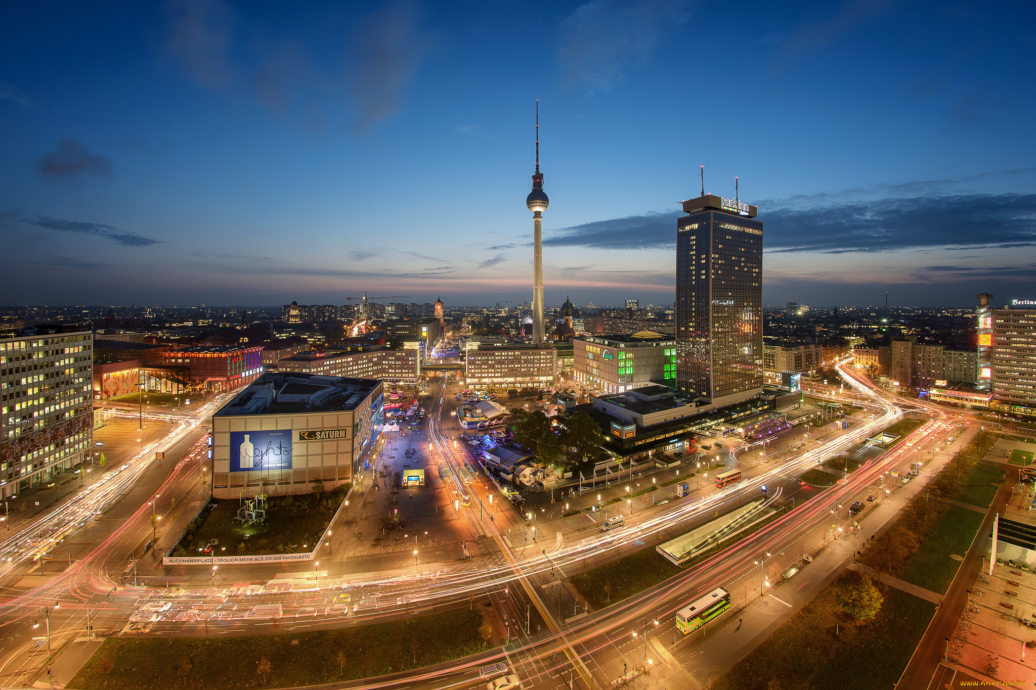 berlin, rooftop, города, берлин, , германия, телебашня