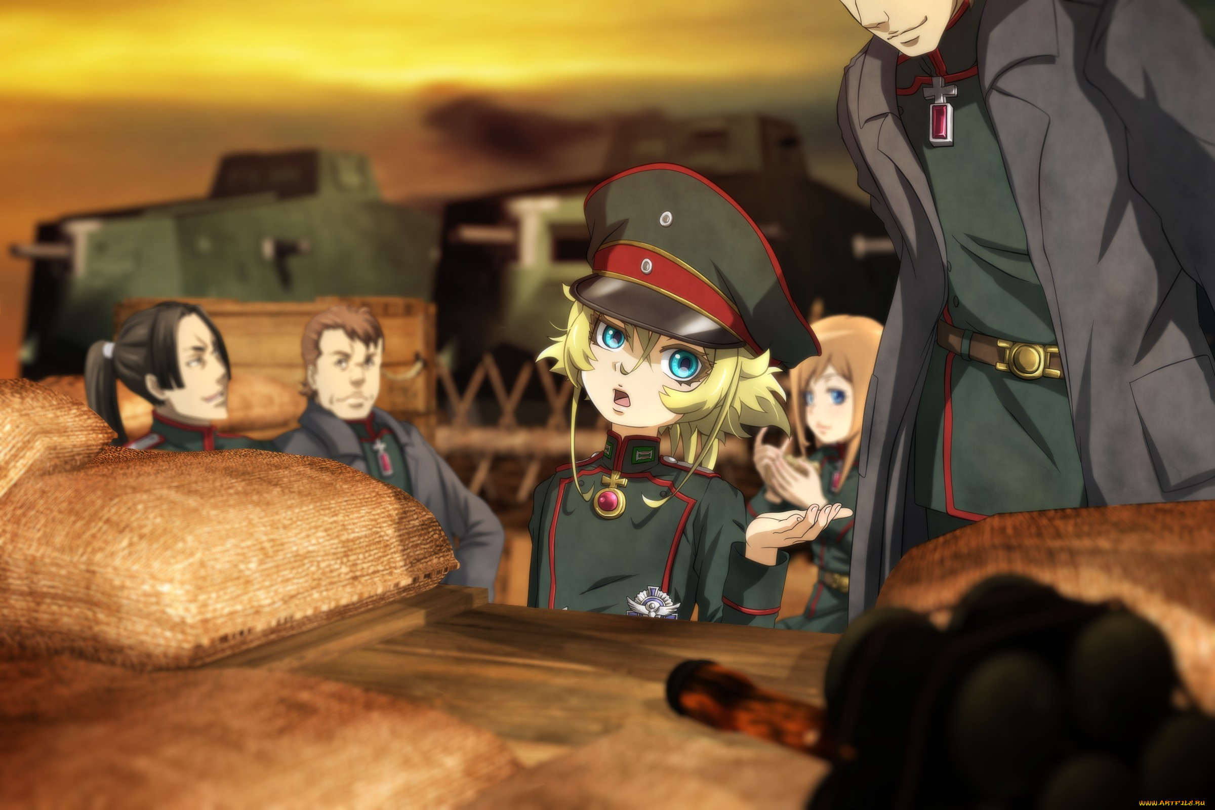 аниме, youjo, senki, tanya, degurechaff