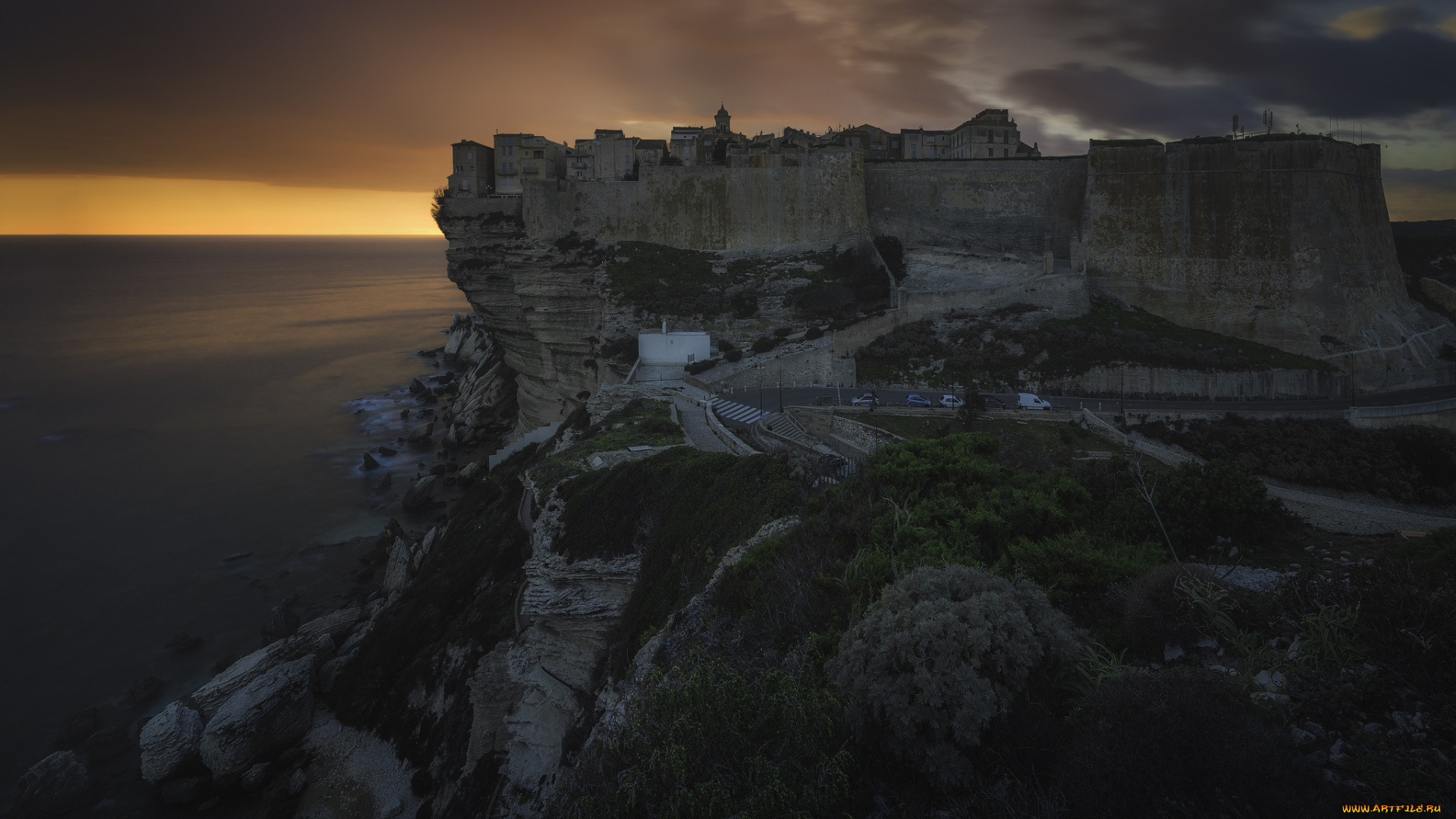 bonifacio, , corsica, города, -, дворцы, , замки, , крепости, простор