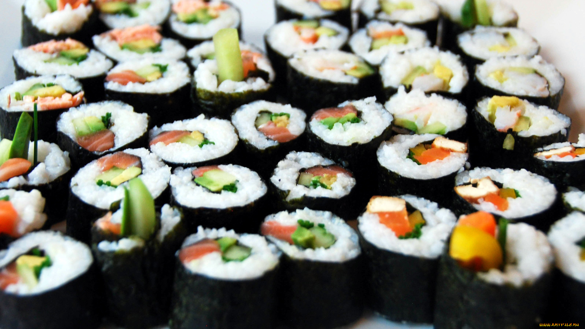 еда, рыба, , морепродукты, , суши, , роллы, японская, ассорти, роллы, суши, кухня