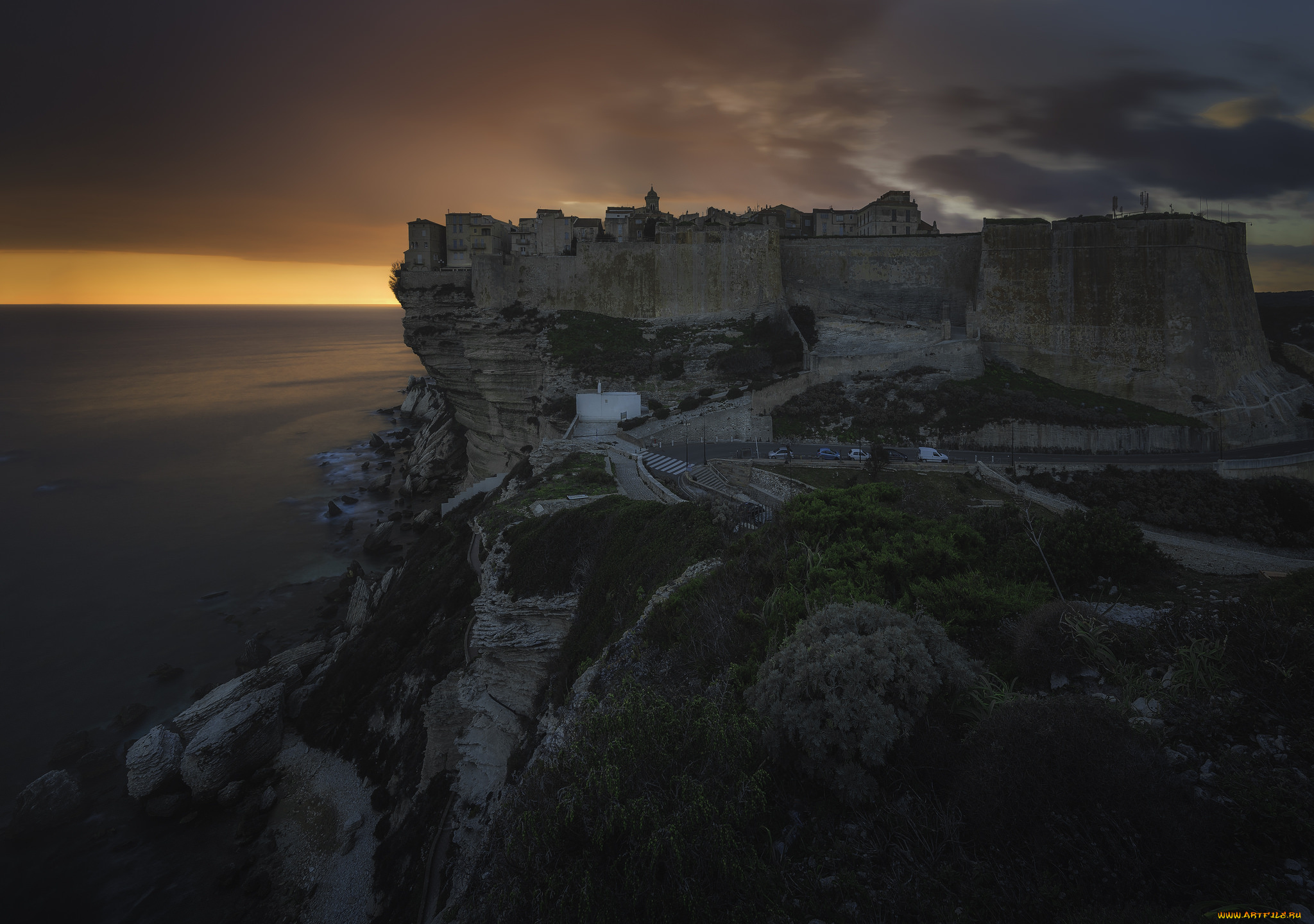 bonifacio, , corsica, города, -, дворцы, , замки, , крепости, простор