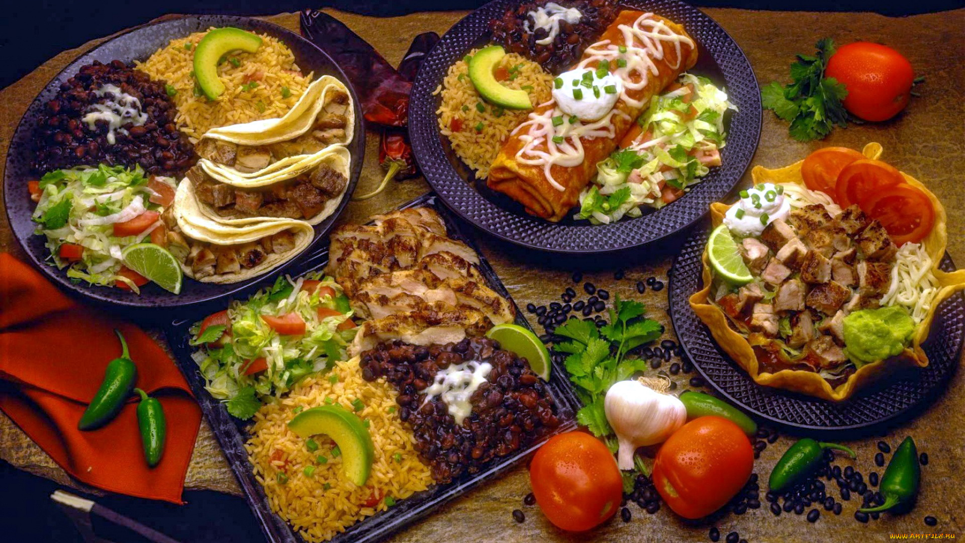 еда, разное, кухня, мексиканская