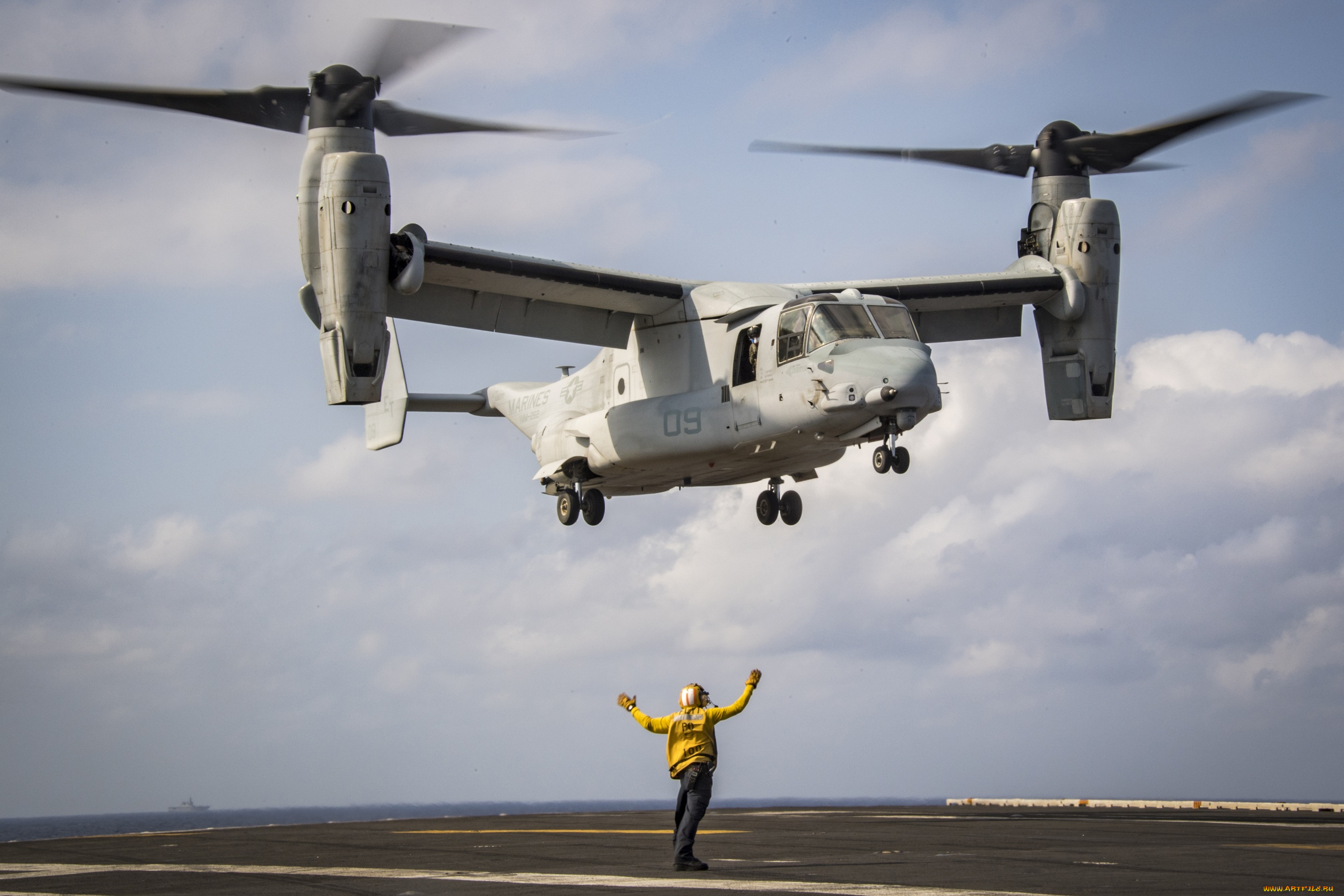 авиация, другое, mv-22, osprey, американский, конвертоплан