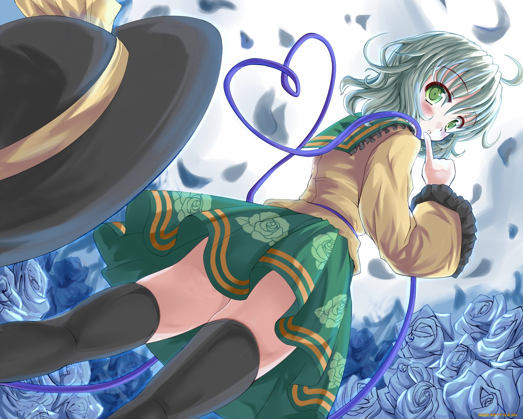 komeiji, koishi, аниме, touhou