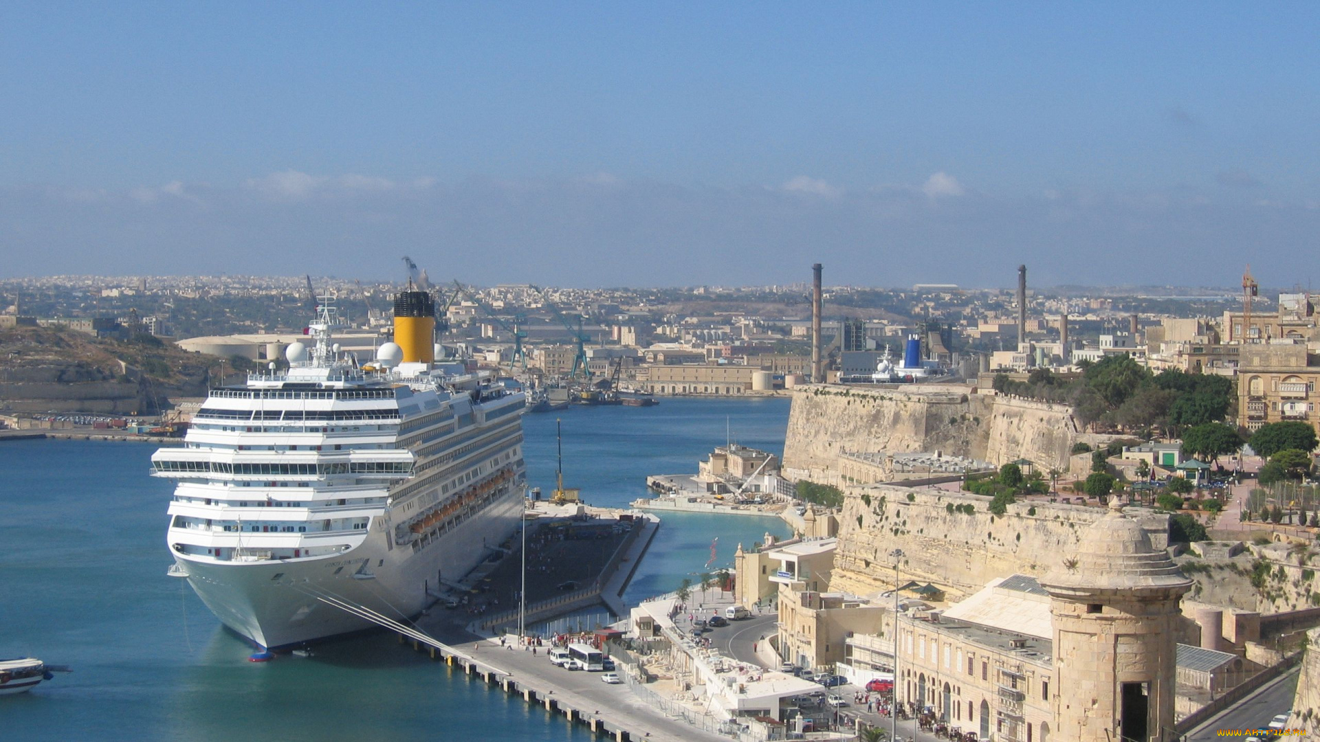 costa, concordia, корабли, порты, причалы, лайнер, malta