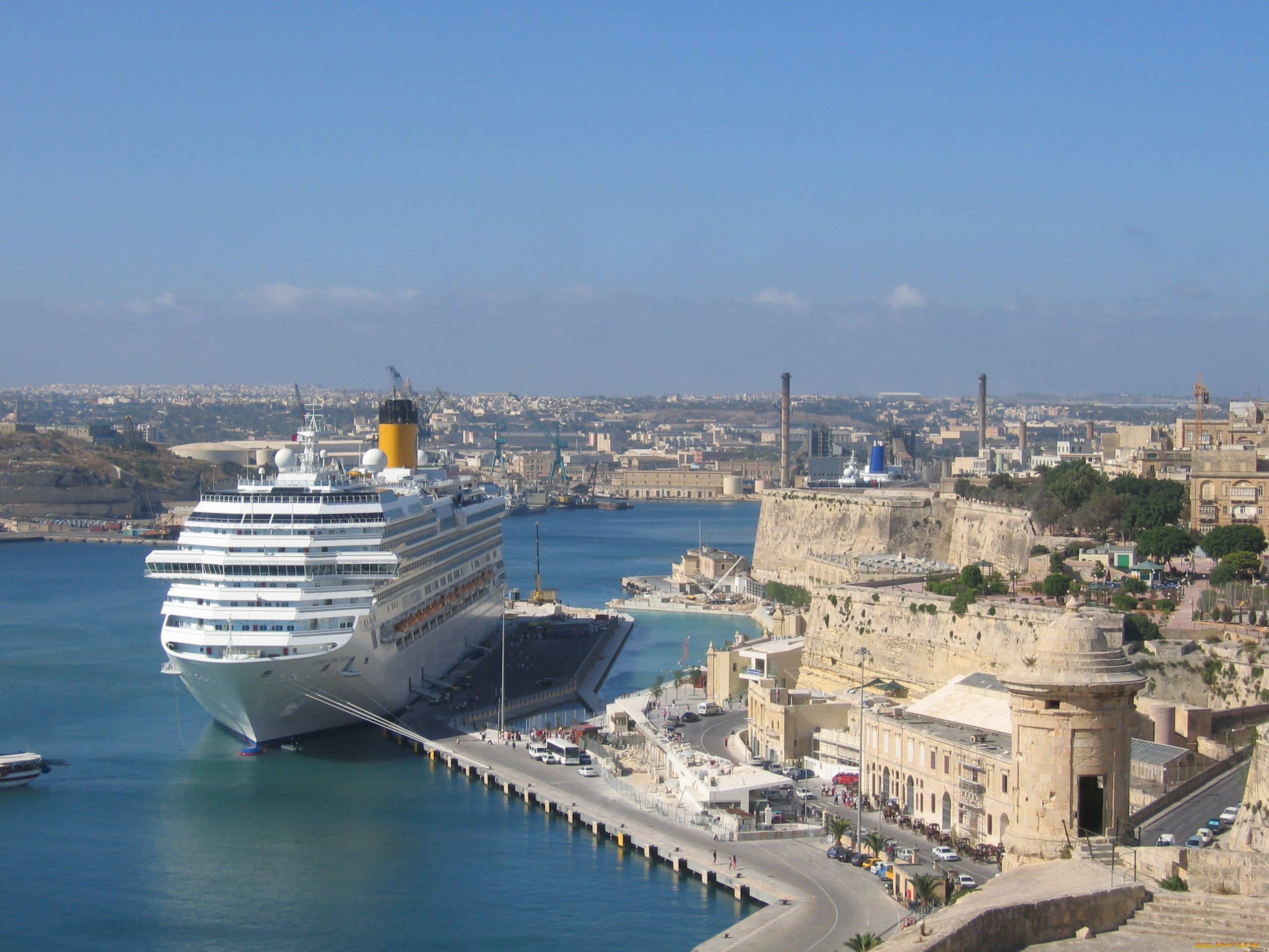 costa, concordia, корабли, порты, причалы, лайнер, malta