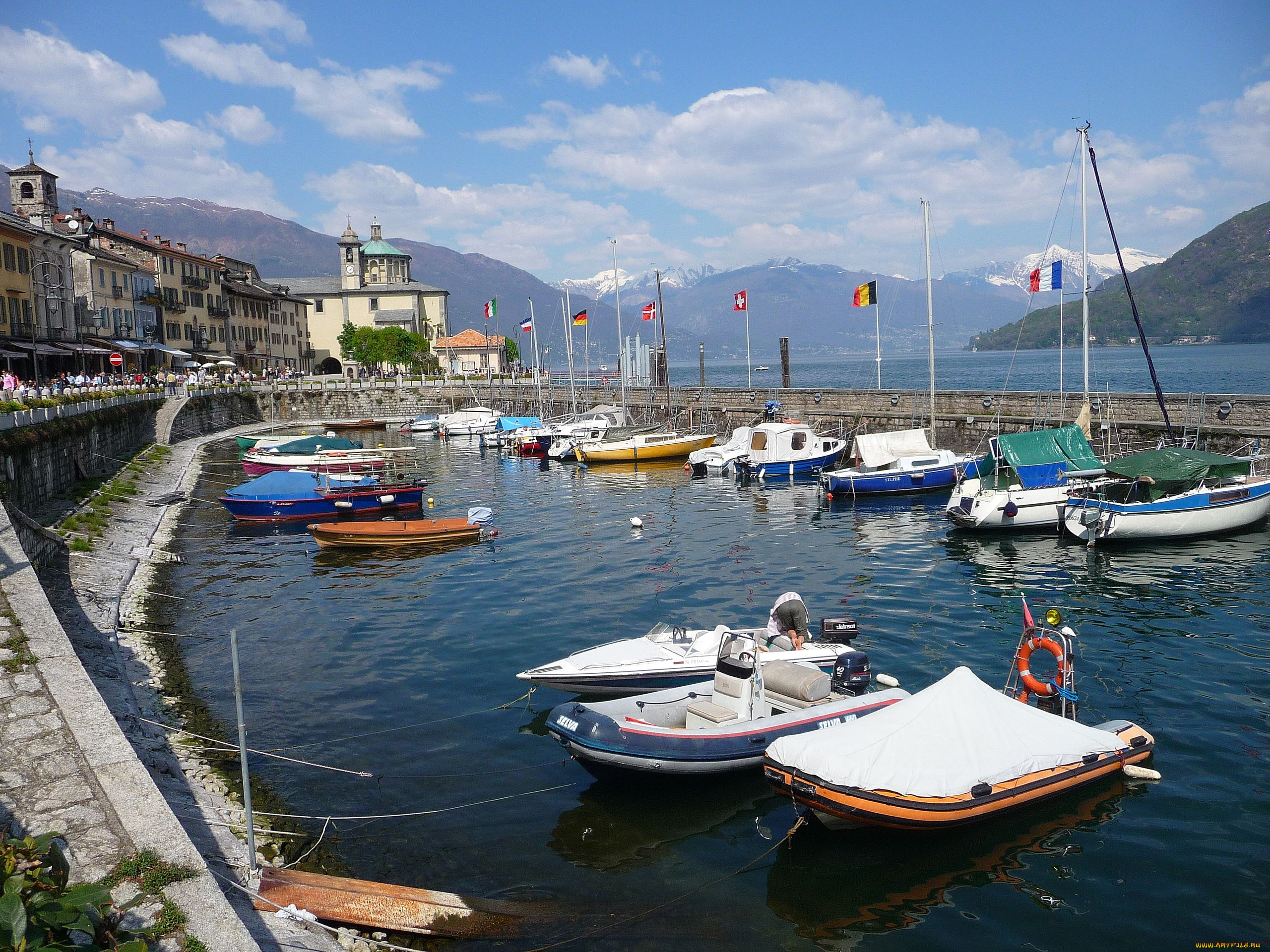 Озеро Комо Италия корабли без смс