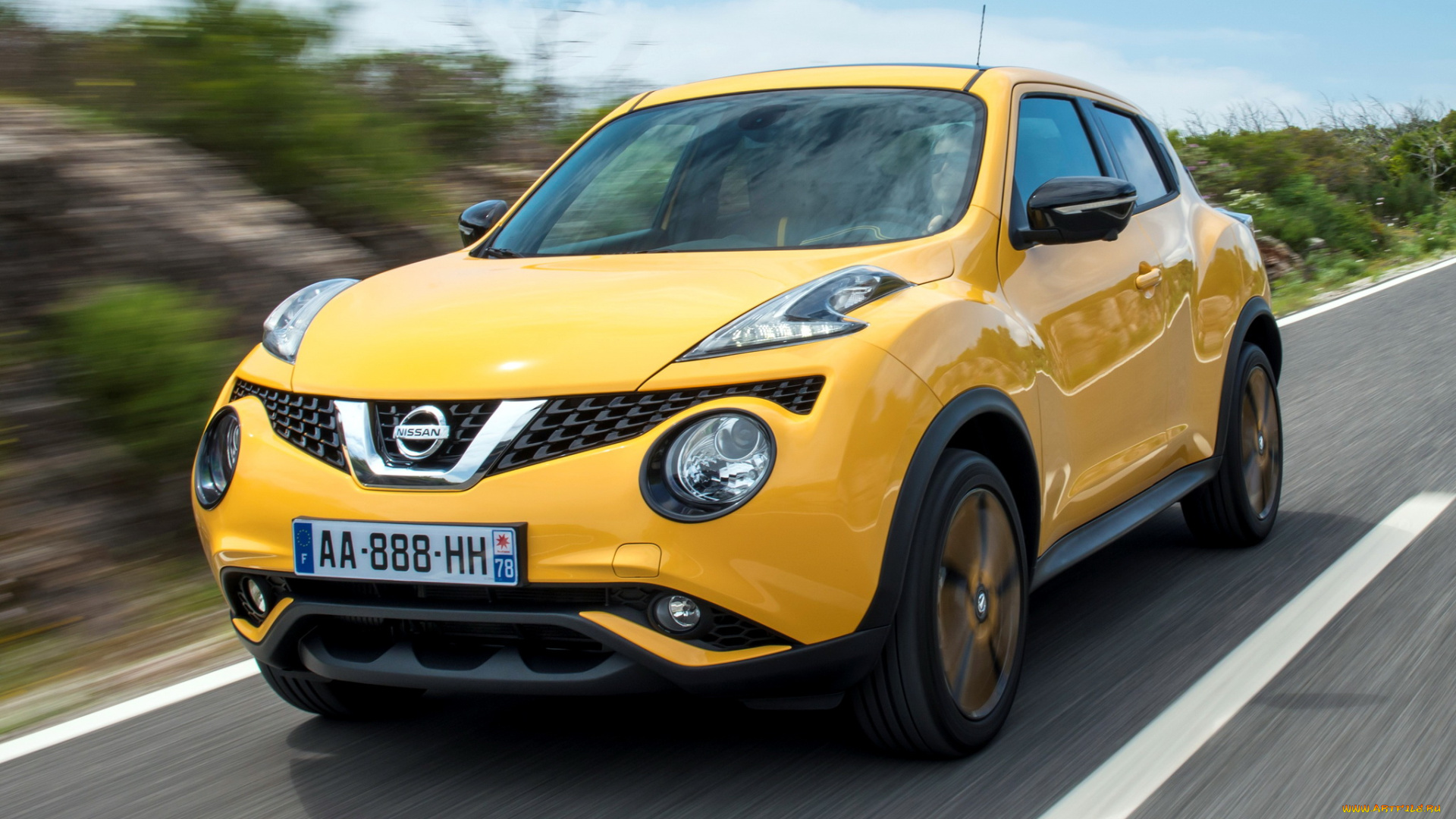 автомобили, nissan, datsun, 2014г, yf15, juke, желтый