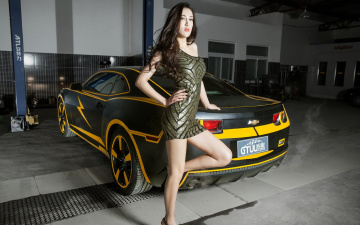 Картинка автомобили авто+с+девушками азиатка девушка автомобиль