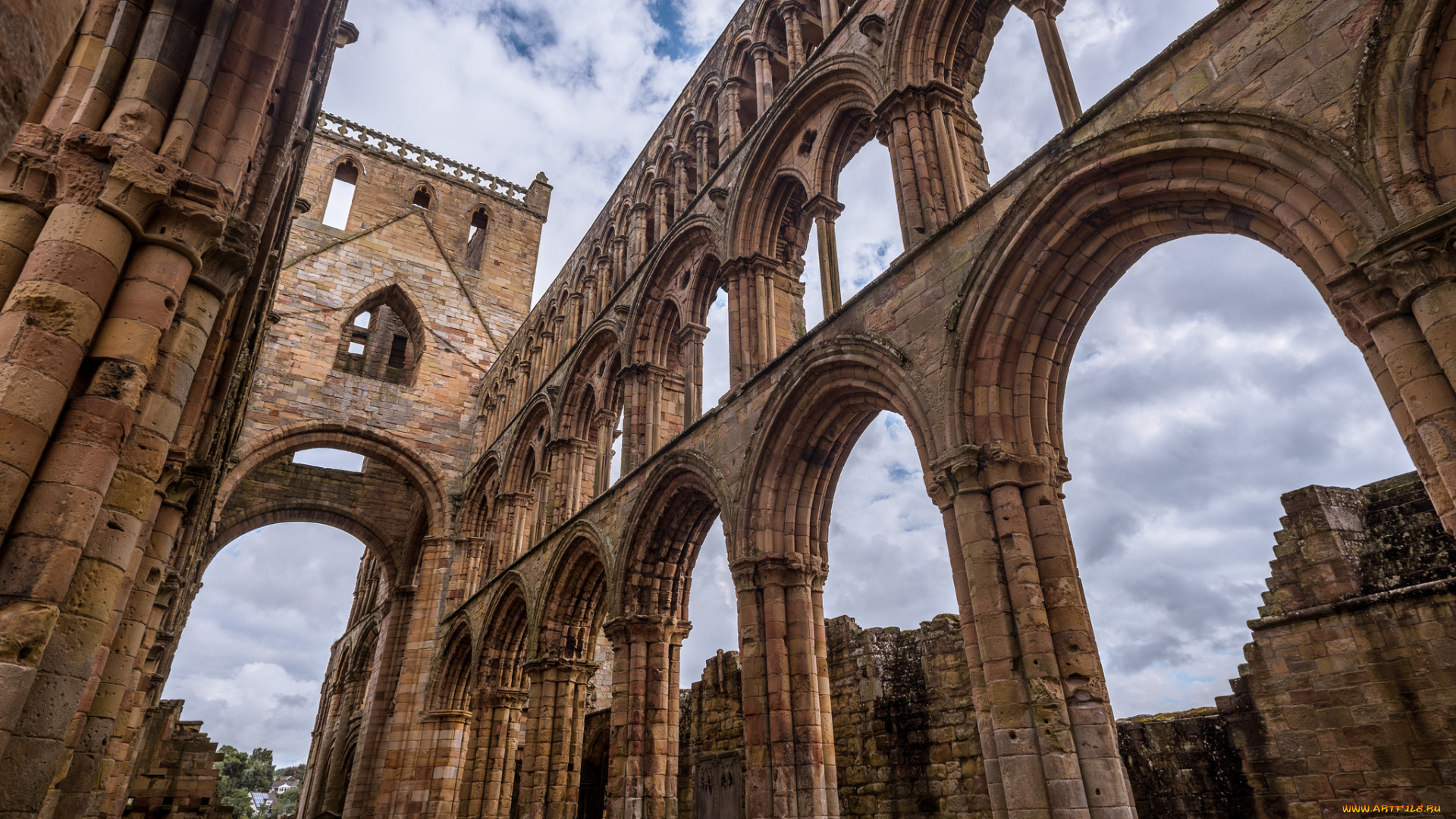 jedburgh, abbey, города, -, католические, соборы, , костелы, , аббатства, аббатство