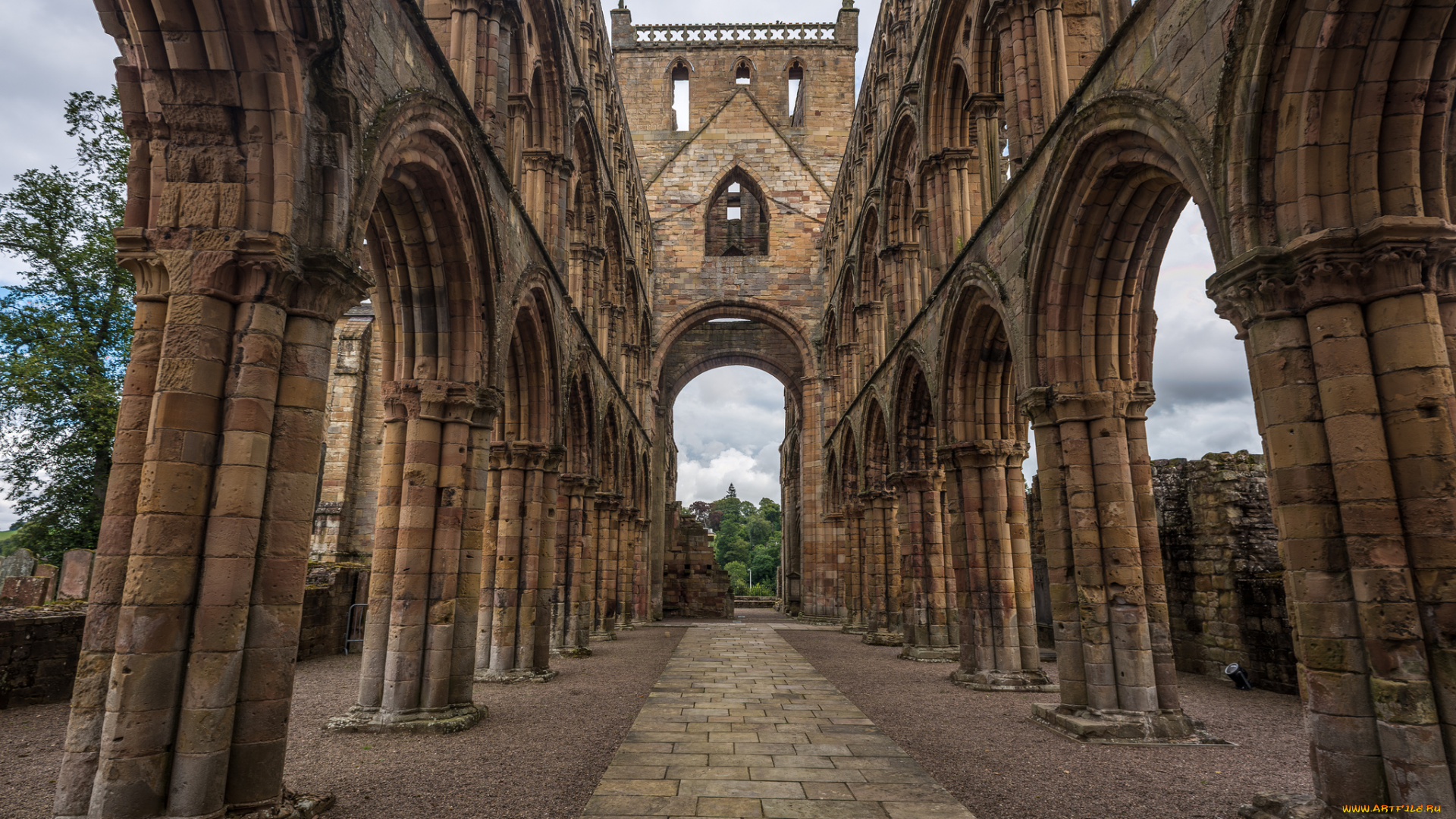 jedburgh, abbey, города, -, католические, соборы, , костелы, , аббатства, аббатство