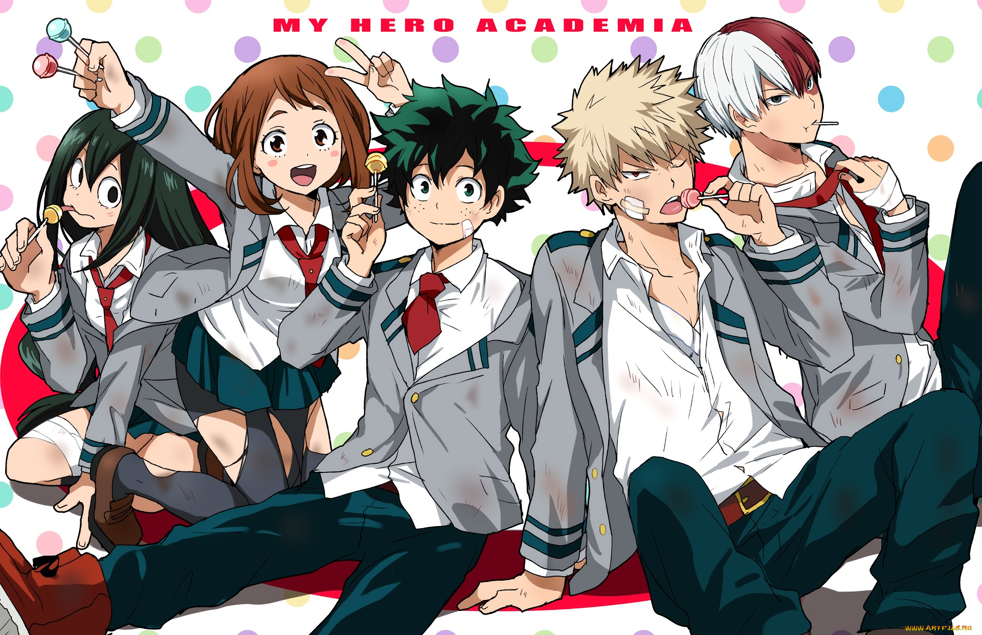 аниме, boku, no, hero, academia, персонаж