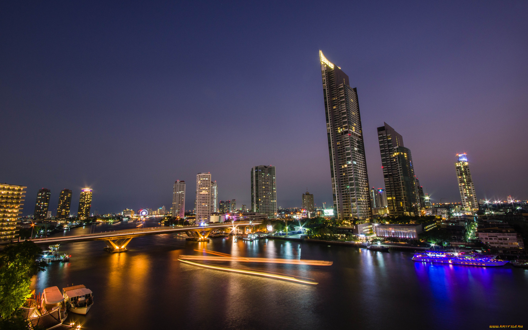 bangkok, города, бангкок, , таиланд, панорама