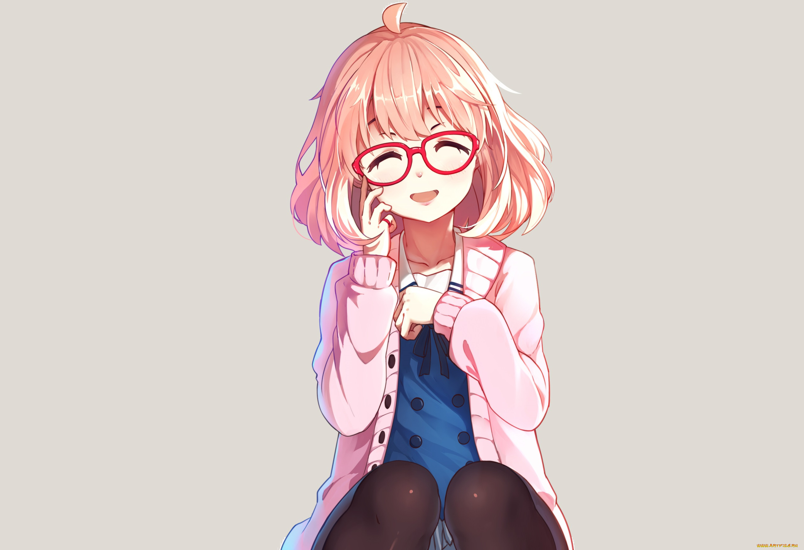 аниме, kyoukai, no, kanata, мирай