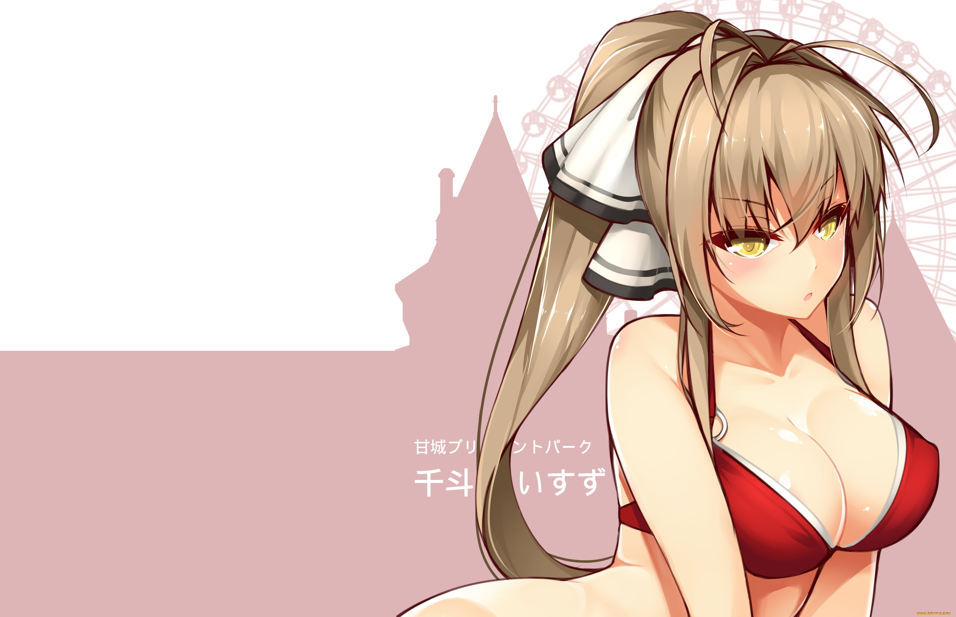 аниме, amagi, brilliant, park, девушка