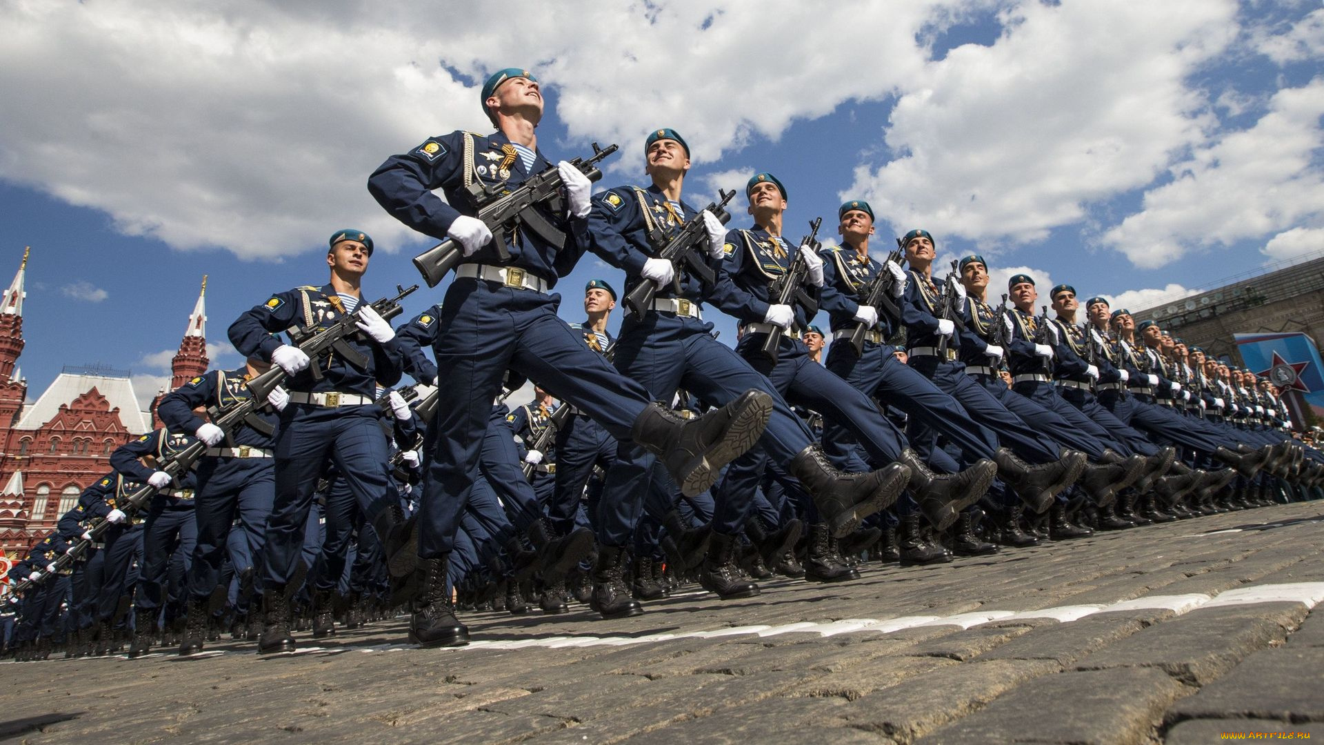 парад, победы, праздничные, день, победы, вдв, москва, 9, мая, военный, парад, красная, площадь