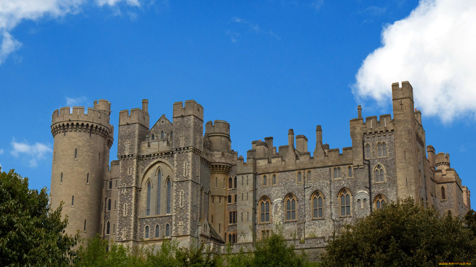 arundel, castle, города, замки, англии, arundel, castle