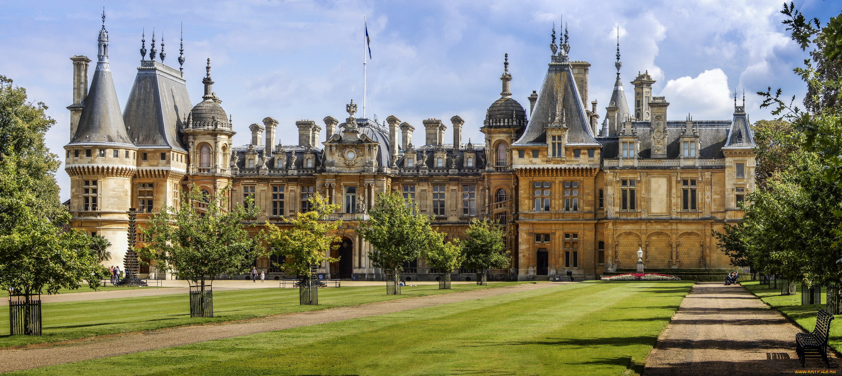 waddesdon, manor, buckinghamshire, england, города, -, дворцы, , замки, , крепости, waddesdon, manor