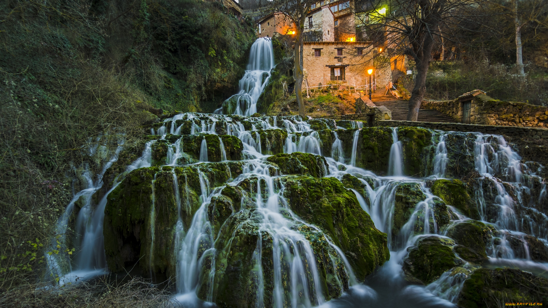 burgos, orbaneja, del, castillo, spain, города, -, пейзажи, orbaneja, del, castillo