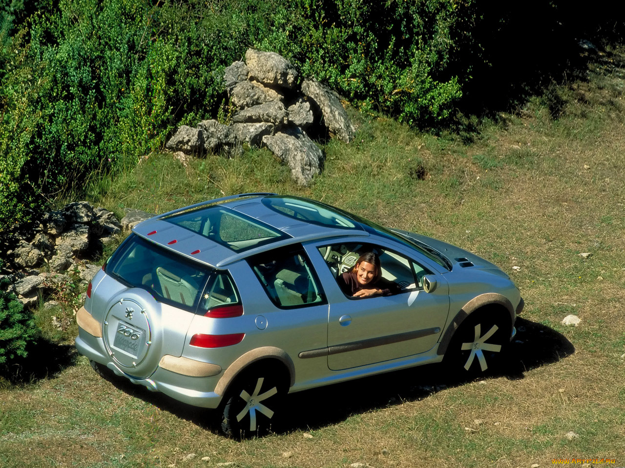 1999, peugeot, 206, escapade, concept, автомобили