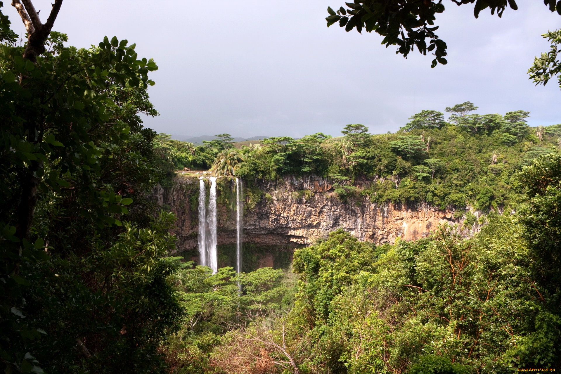 маврикий, природа, водопады, тропики, водопад