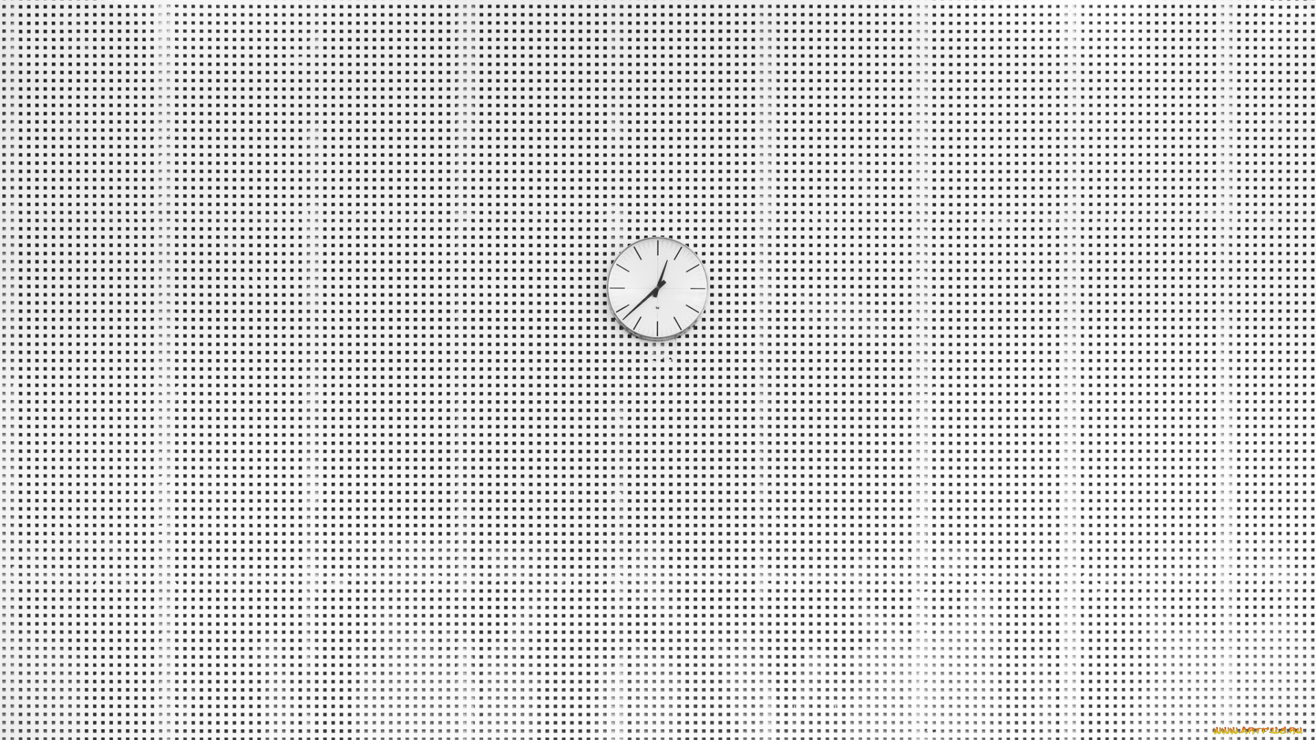 рисованное, минимализм, время, часы, стена