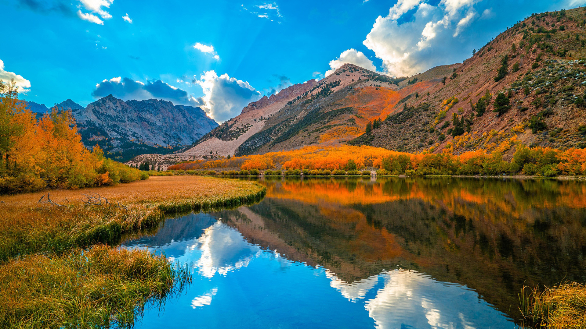 north, lake, california, sierra, nevada, природа, реки, озера, north, lake, sierra, nevada