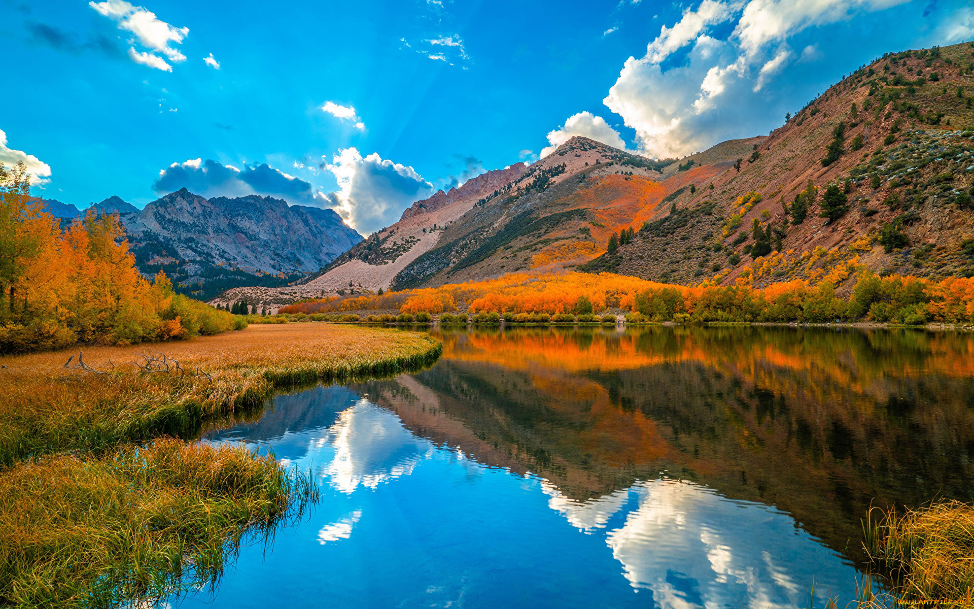 north, lake, california, sierra, nevada, природа, реки, озера, north, lake, sierra, nevada