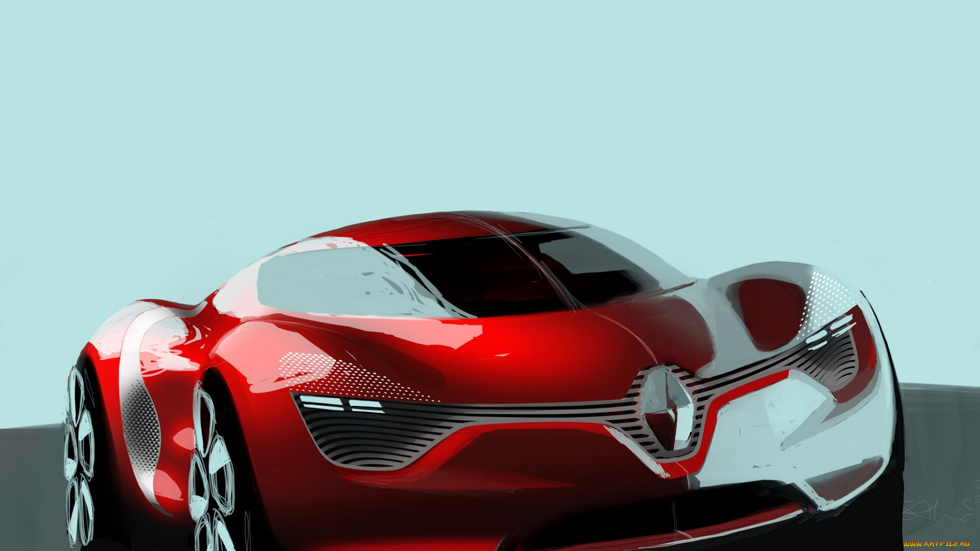 renault, dezir, concept, 2010, автомобили, рисованные