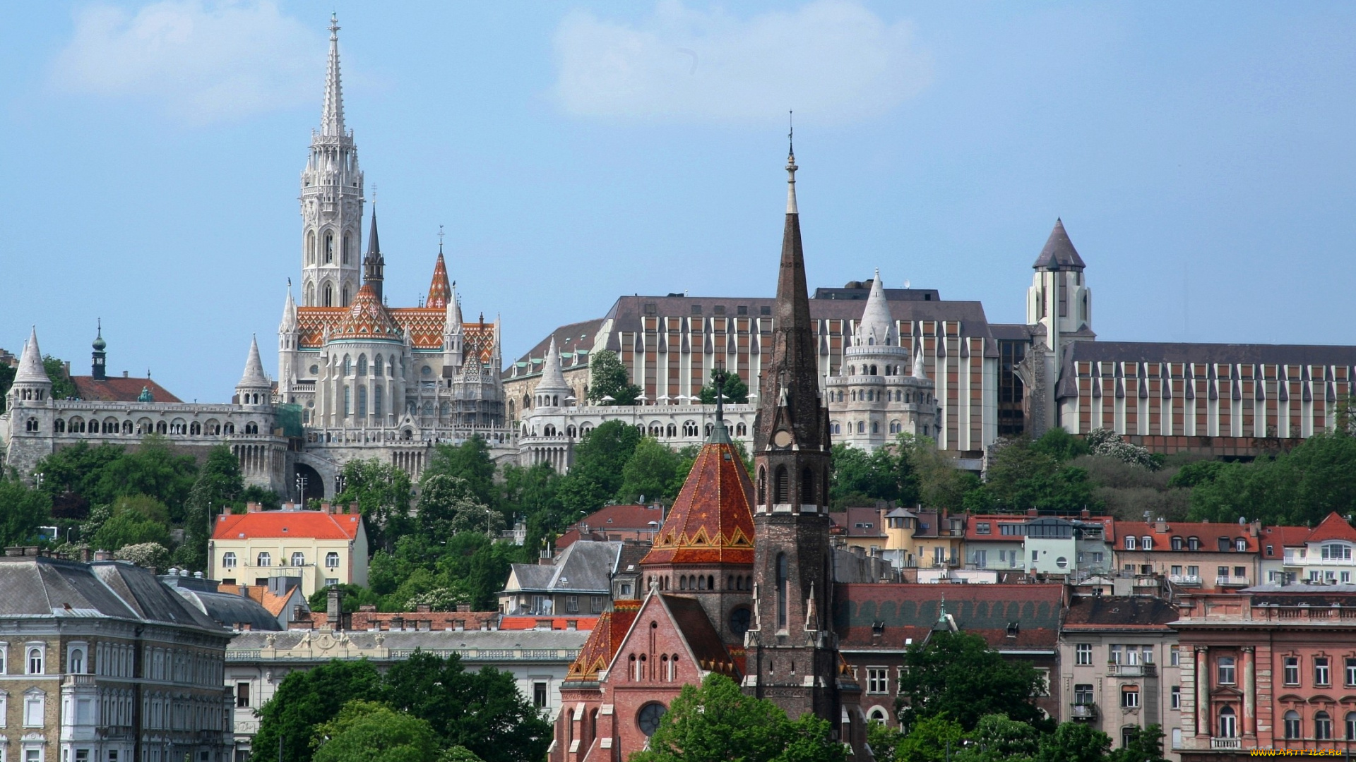 будапешт, города, венгрия, здания, собор